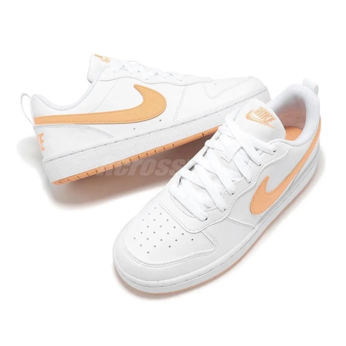 Nike shoes - Nike Court Borough Low Recraft - DV5456-119 - White/White/Peach Cream 3