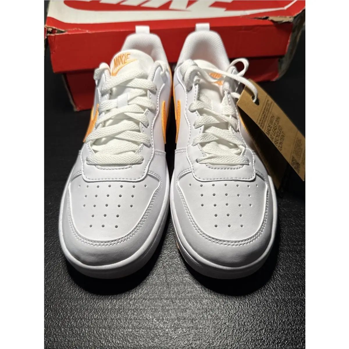 Nike shoes - Nike Court Borough Low Recraft - DV5456-119 - White/White/Peach Cream 0