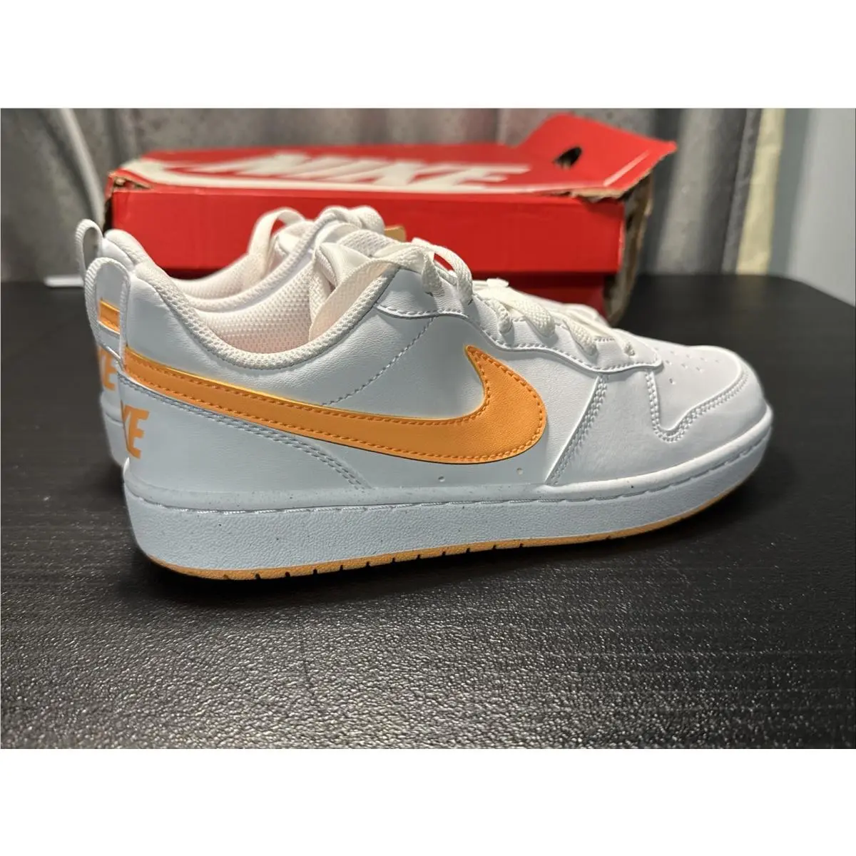 Nike shoes - Nike Court Borough Low Recraft - DV5456-119 - White/White/Peach Cream 1