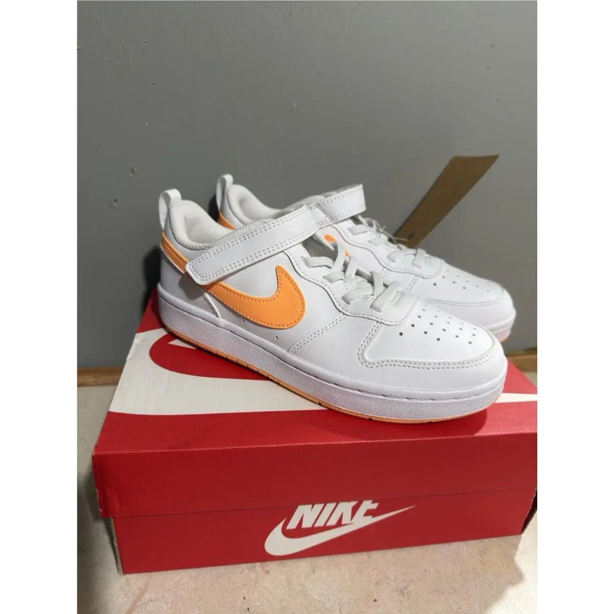 Nike Court Borough Low Recraft GS White Peach Cream 3Y DV5457-119