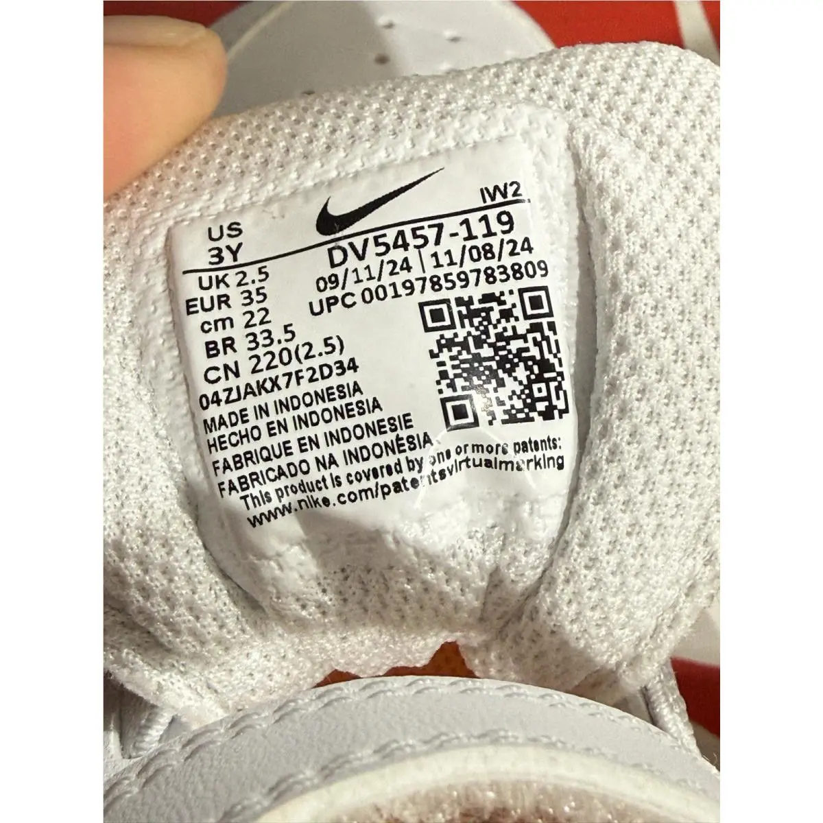 Nike shoes - Nike Court Borough Low Recraft - DV5456-119 - White/White/Peach Cream 14