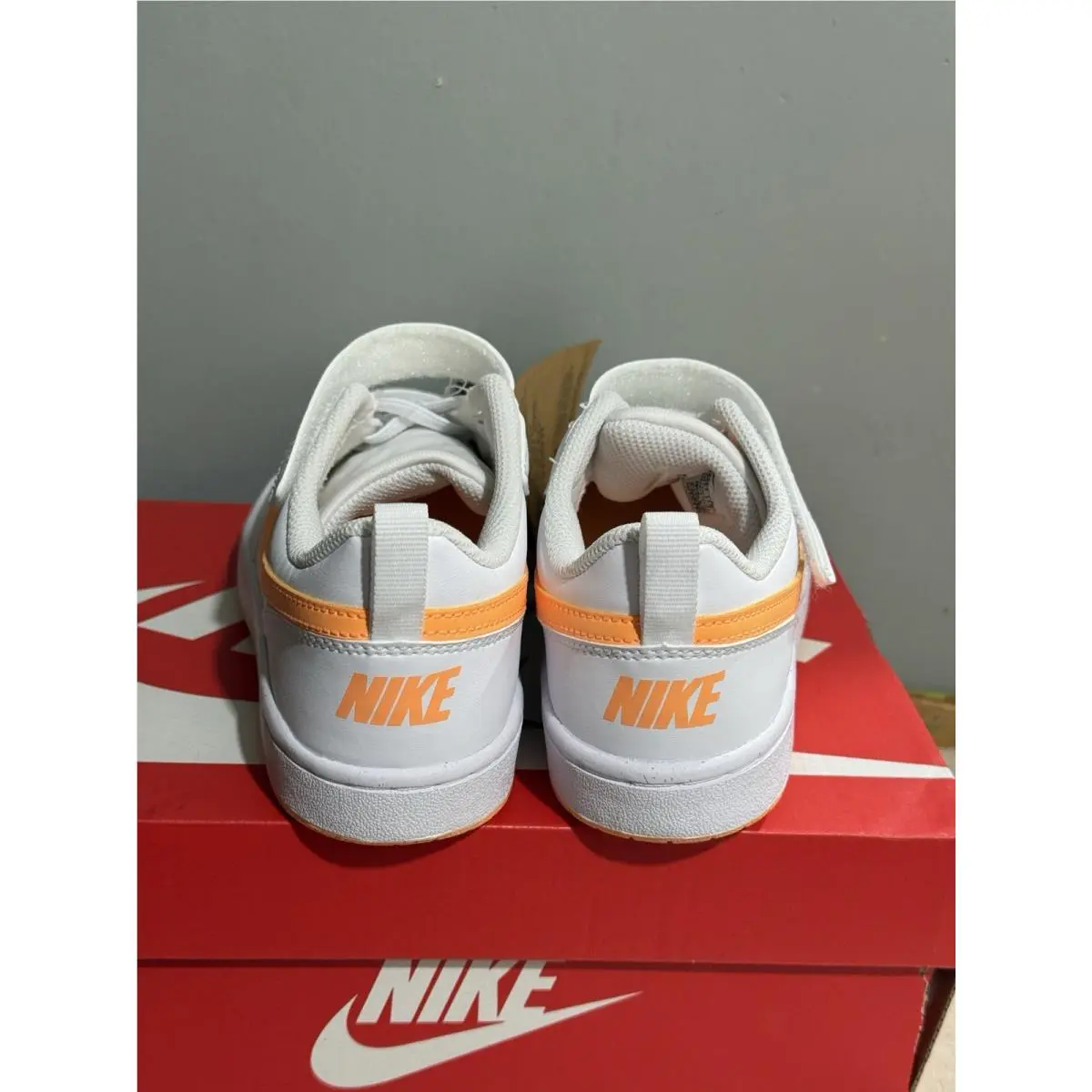 Nike shoes - Nike Court Borough Low Recraft - DV5456-119 - White/White/Peach Cream 6