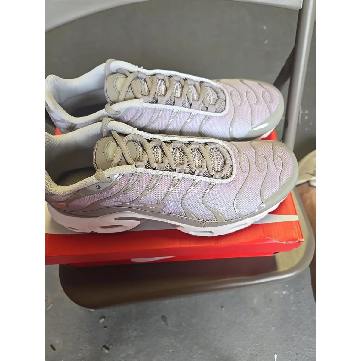 Nike shoes - Nike Air Max Plus - Air Max Plus - Photon Dust Enigma Stone White 2