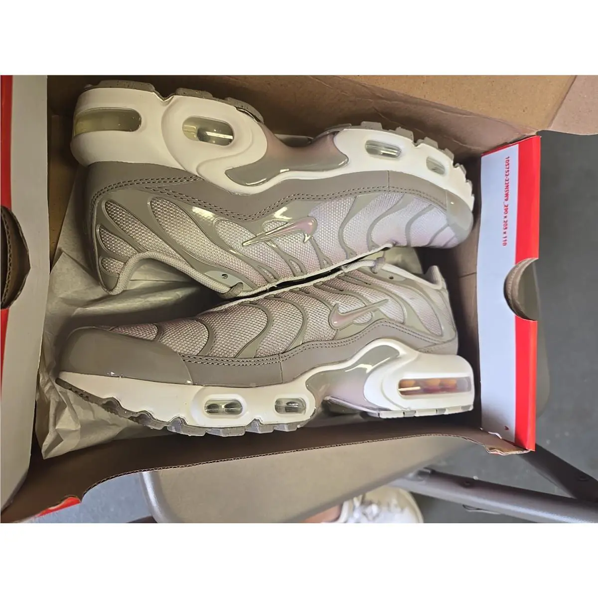 Nike shoes - Nike Air Max Plus - Air Max Plus - Photon Dust Enigma Stone White 4