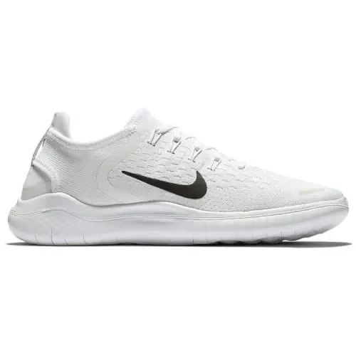 Nike Free RN 2018 White Black 942837-100 Women`s 9.5 - White
