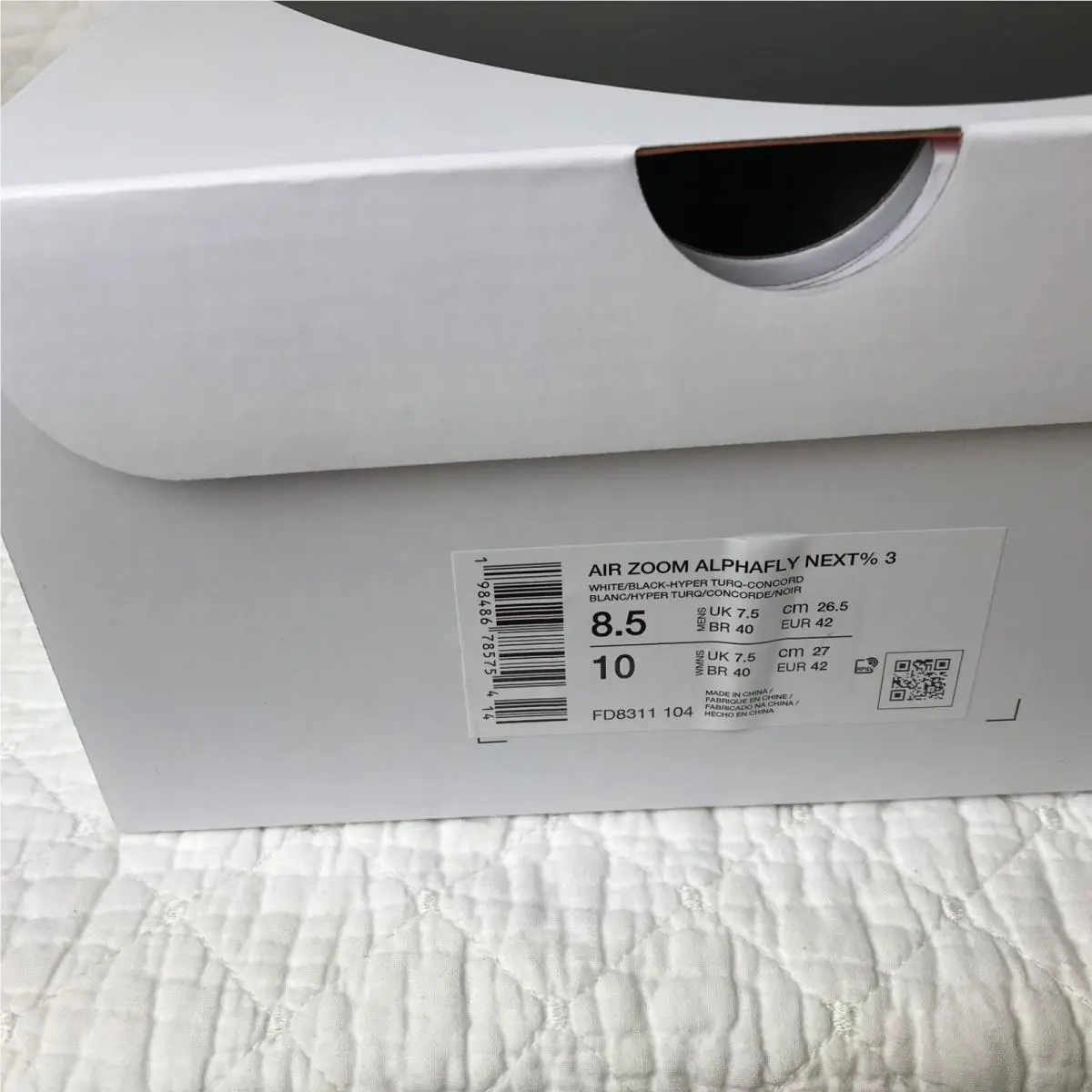 Nike shoes - Nike Air Zoom Alphafly NEXT% 3 - FD8311 104 - White 11