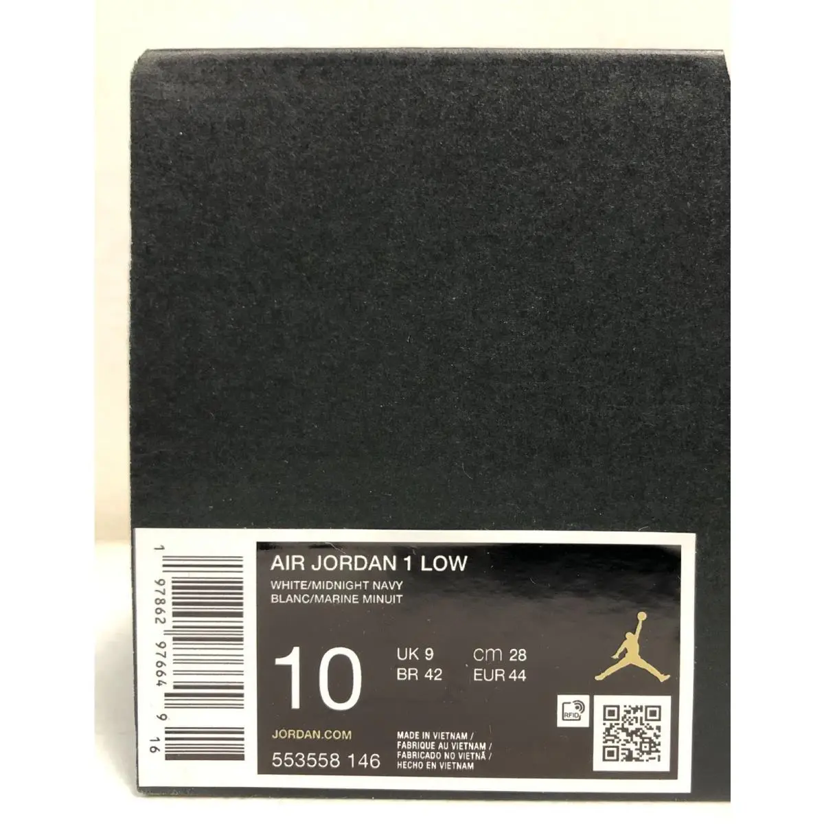 Nike shoes - Air Jordan 1 Low - Air Low - 553558-410 - White/Midnight Navy (UPC: 197862976649) 6