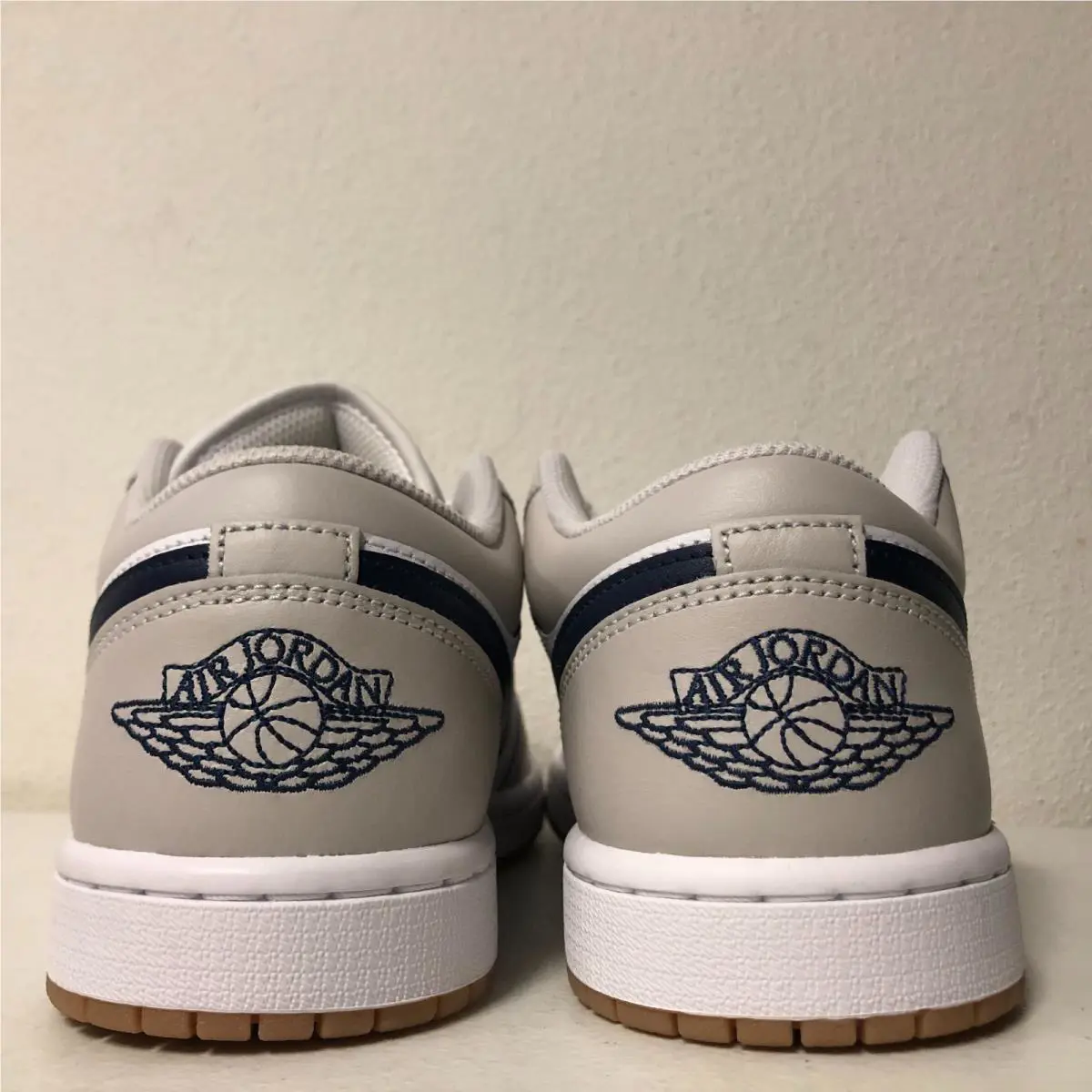 Nike shoes - Air Jordan 1 Low - Air Low - 553558-410 - White/Midnight Navy (UPC: 197862985351) 3