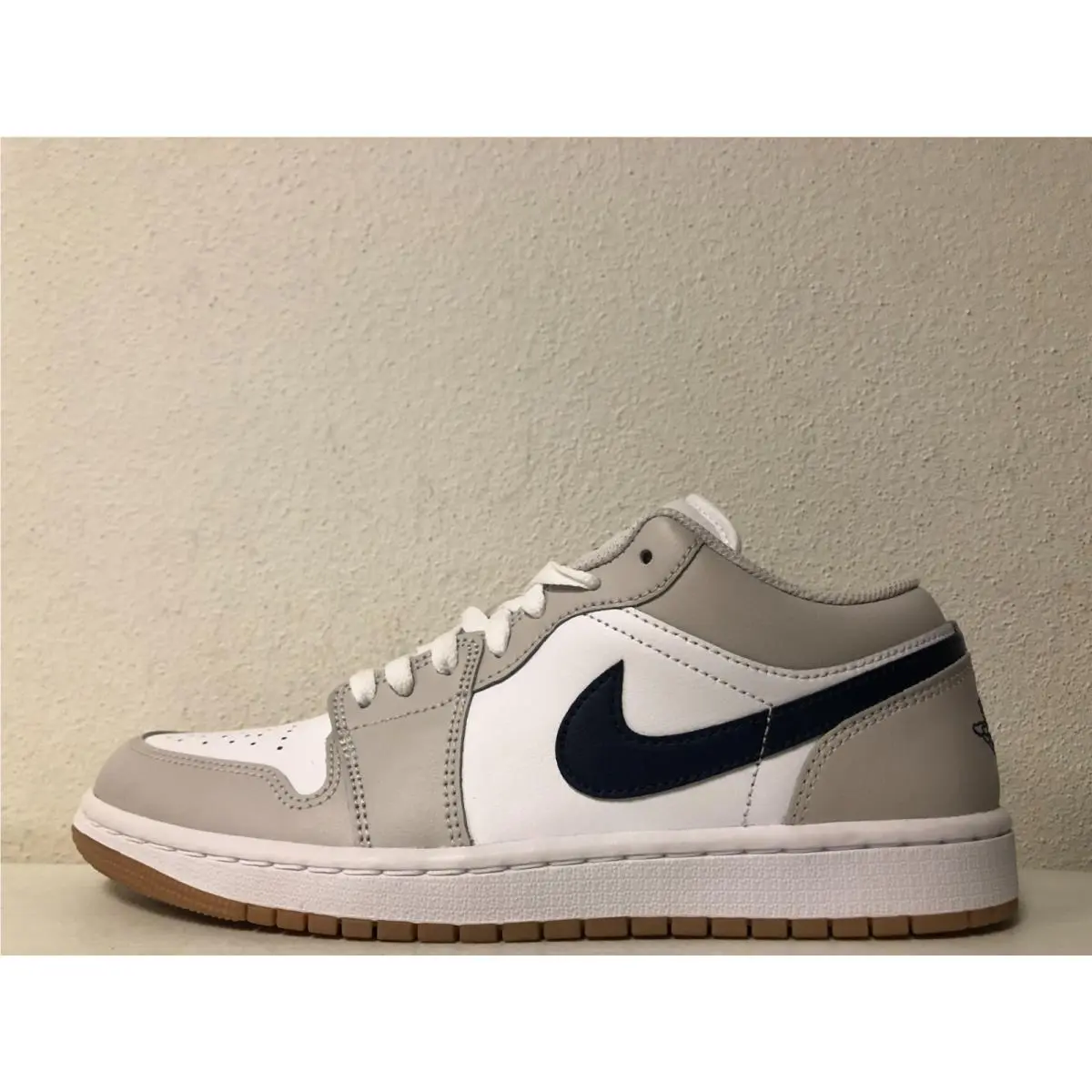 Nike shoes - Air Jordan 1 Low - Air Low - 553558-410 - White/Midnight Navy (UPC: 197862976649) 0