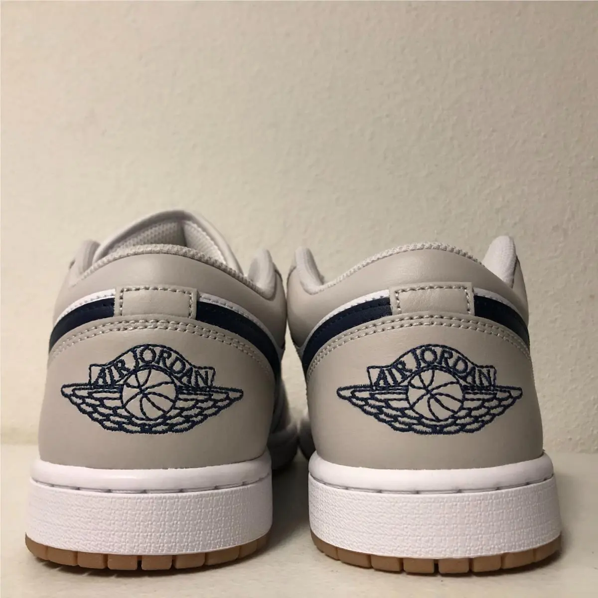 Nike shoes - Air Jordan 1 Low - Air Low - 553558-410 - White/Midnight Navy (UPC: 197862976649) 3