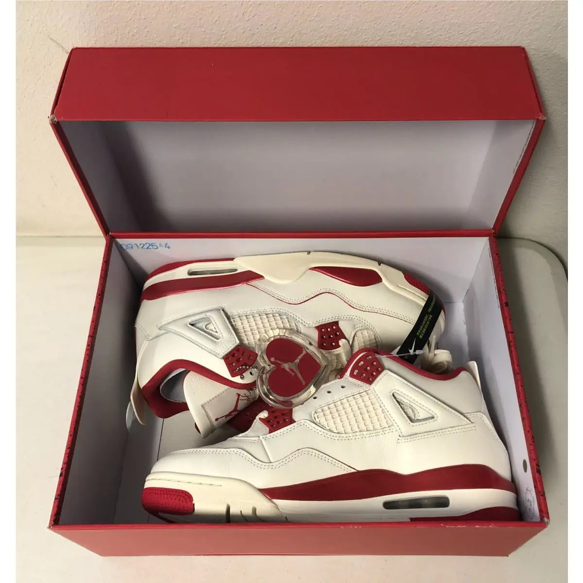 Nike shoes - Air Jordan 4 - Air - HV0823-108 - Pale Ivory/Sierra Red (UPC: 198726606047) 5