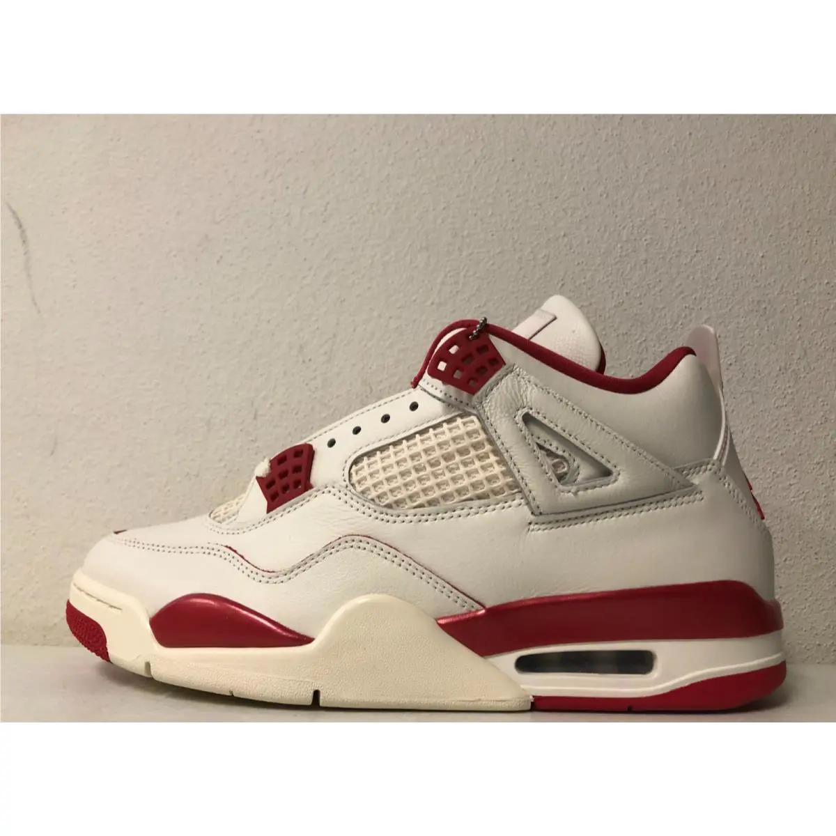 Nike shoes - Air Jordan 4 - Air - HV0823-108 - Pale Ivory/Sierra Red (UPC: 198726606047) 0