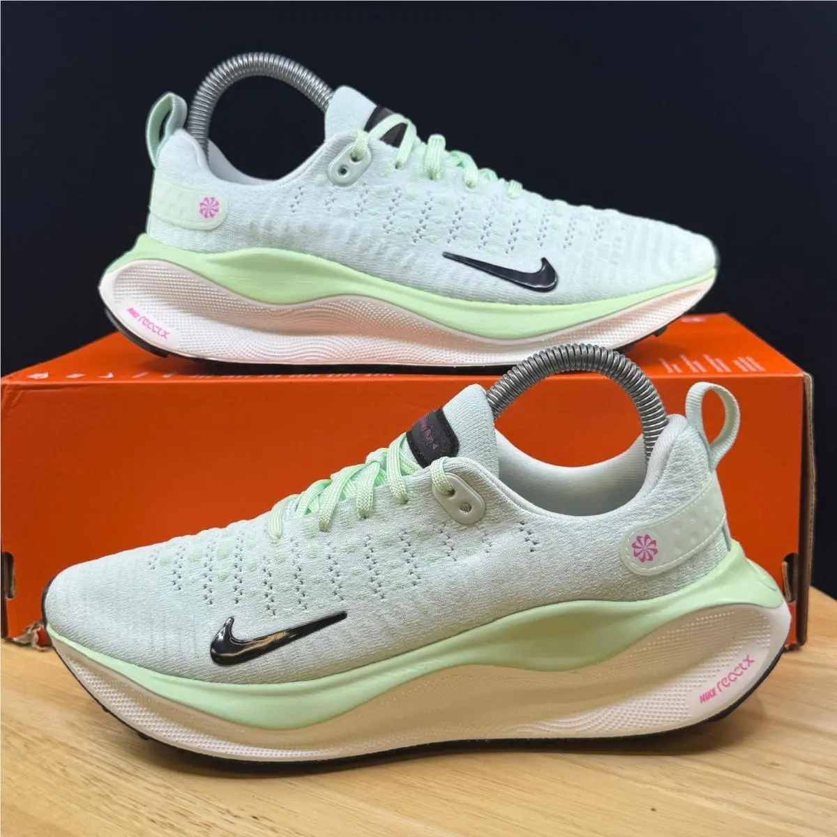 Nike Reactx Infinity Run 4 Barely Green Mint Shoes DR2670 303 Women`s Size 8.5