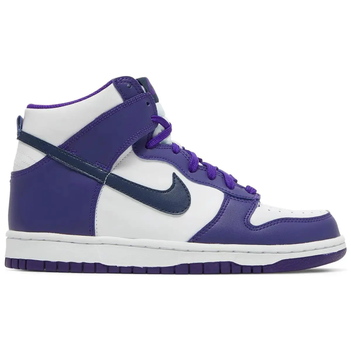 Nike shoes - Nike Dunk HI - Dunk - White/Midnight Navy (UPC: 195866636927) 6