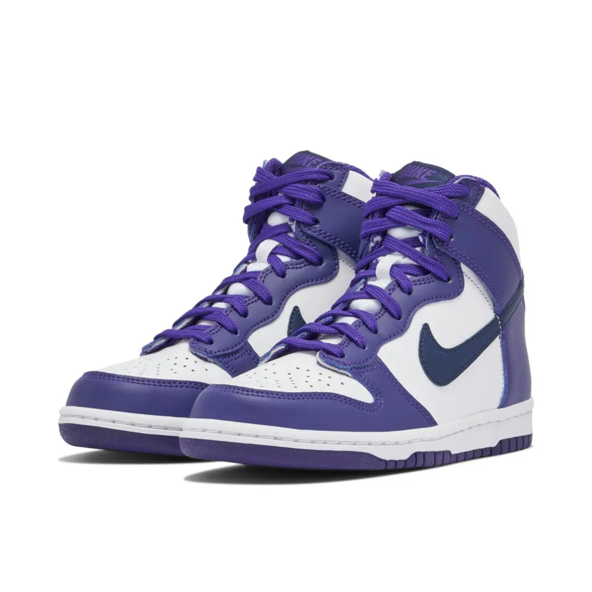 Nike shoes - Nike Dunk HI - Dunk - White/Midnight Navy (UPC: 195866636927) 7