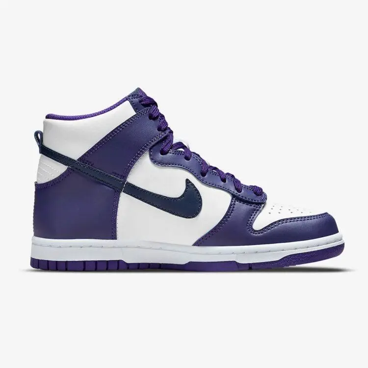Nike shoes - Nike Dunk HI - Dunk - White/Midnight Navy (UPC: 195866636927) 4