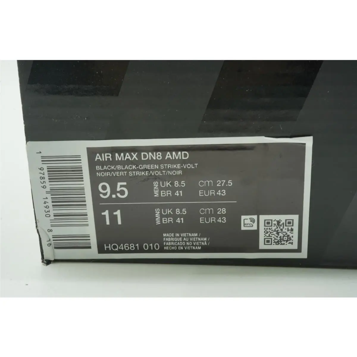Nike shoes - Air Max DN8 AMD - Air Max AMD - Black/Green 0