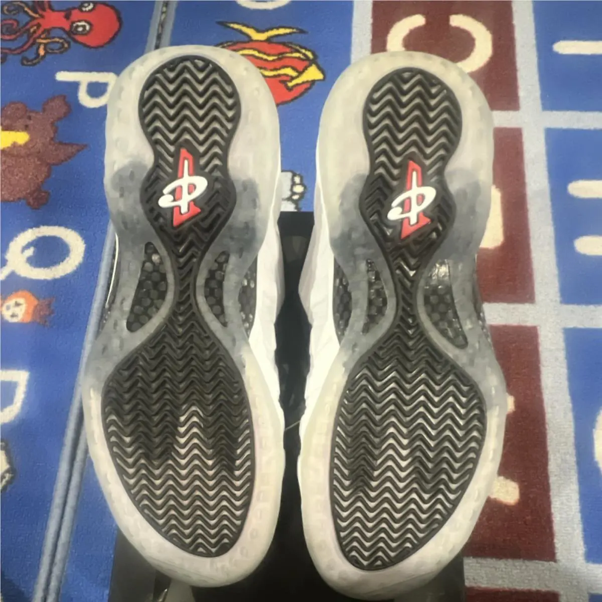 Nike shoes - Nike Air Foamposite - Air Foamposite - Navy, White, Red 0