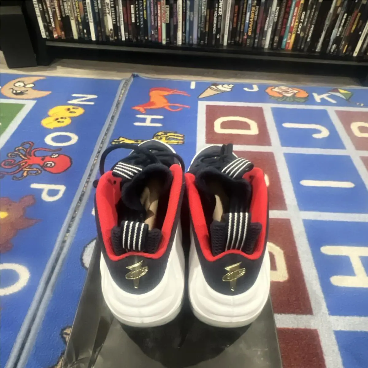 Nike shoes - Nike Air Foamposite - Air Foamposite - Navy, White, Red 1