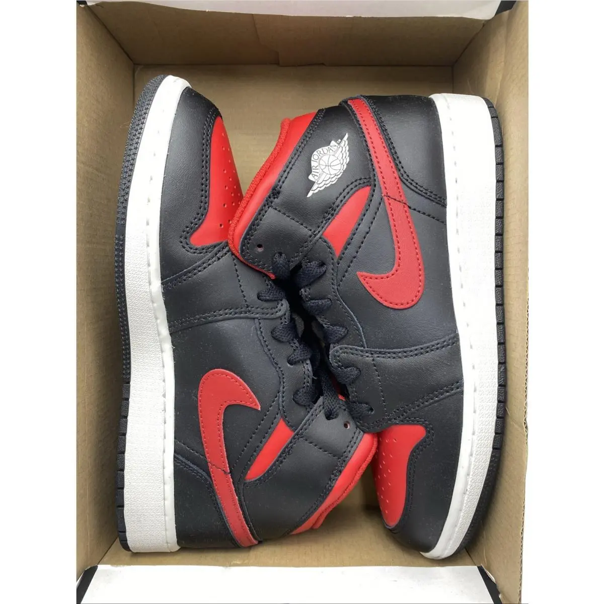 Nike shoes - Nike Air Jordan 1 - Air - DQ8423 067 - Black/Varsity Red-Summit White (UPC: 197859279708) 5