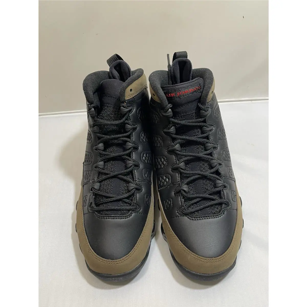 Nike shoes - Air Jordan 9 - Air - Black/True Red Light Olive 3