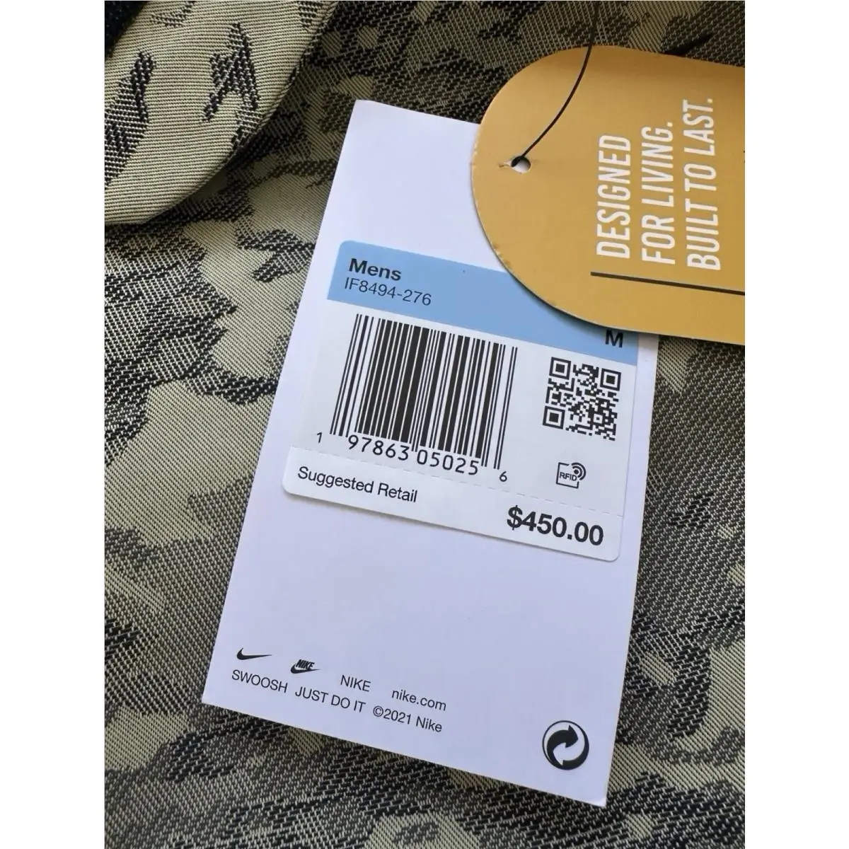 Nike clothing - Nike Tech Woven CORDURA - Tech Woven CORDURA - IF8494276 - Camo (UPC: 0197863051475) 6
