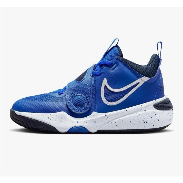 Nike Girls Size 6 US Unisex Hyper Royal White Obsidian Basketball Shoes