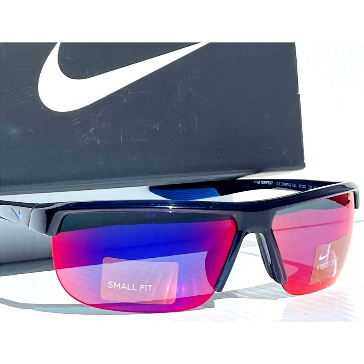 Tempest S Obsidian Black Frame Field Baseball Youth Sunglass CW8742 451 by Nike