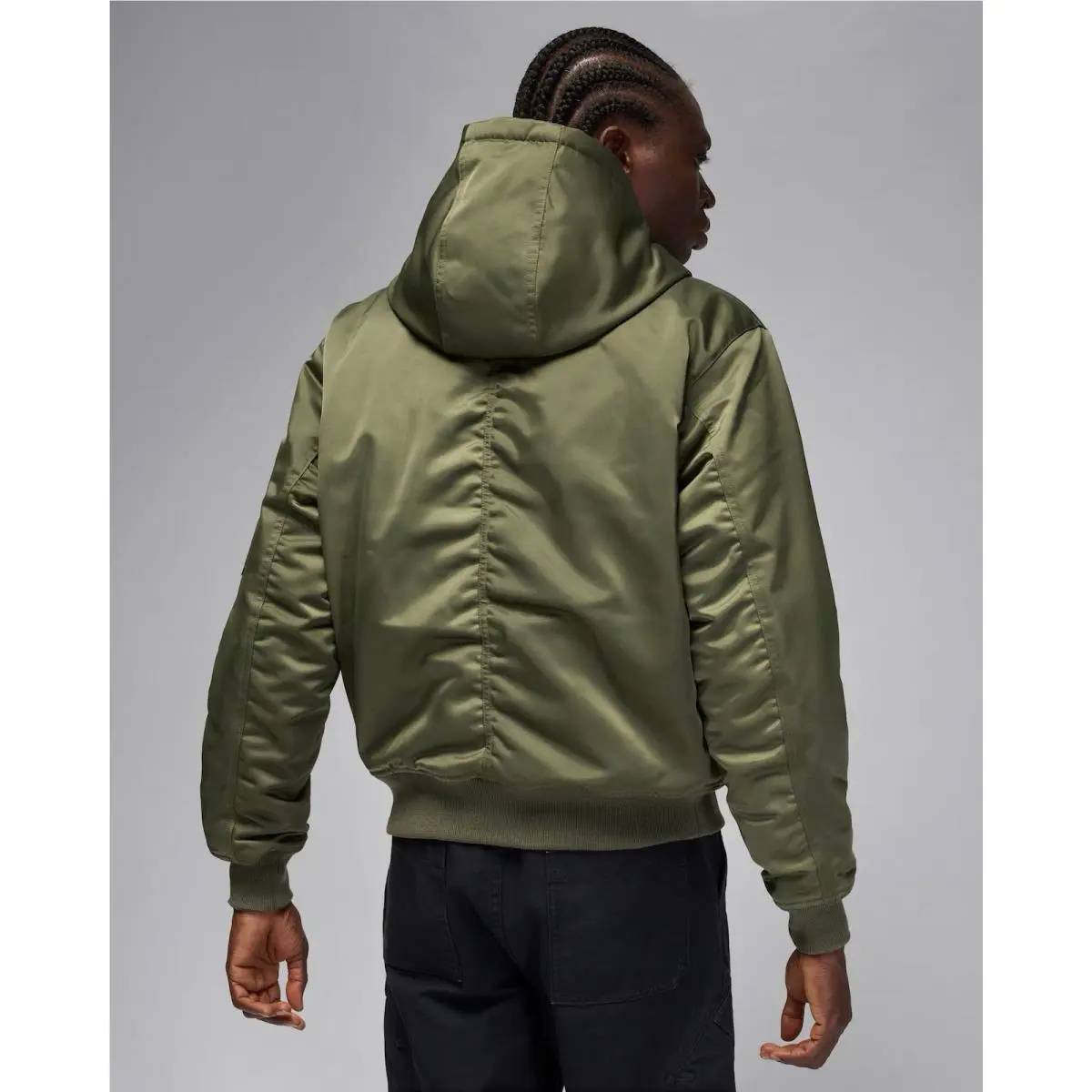 Nike clothing - Nike Jordan Renegade Flight Jacket - HV0540222 - Green (UPC: 197861849388) 0