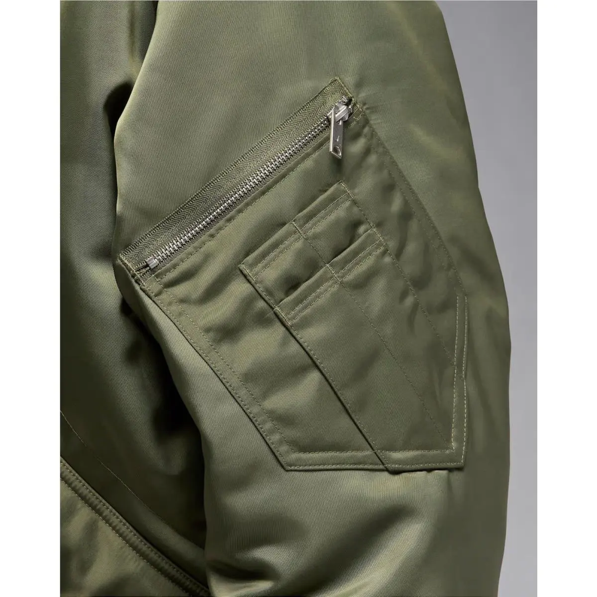 Nike clothing - Nike Jordan Renegade Flight Jacket - HV0540222 - Green (UPC: 197861849388) 3