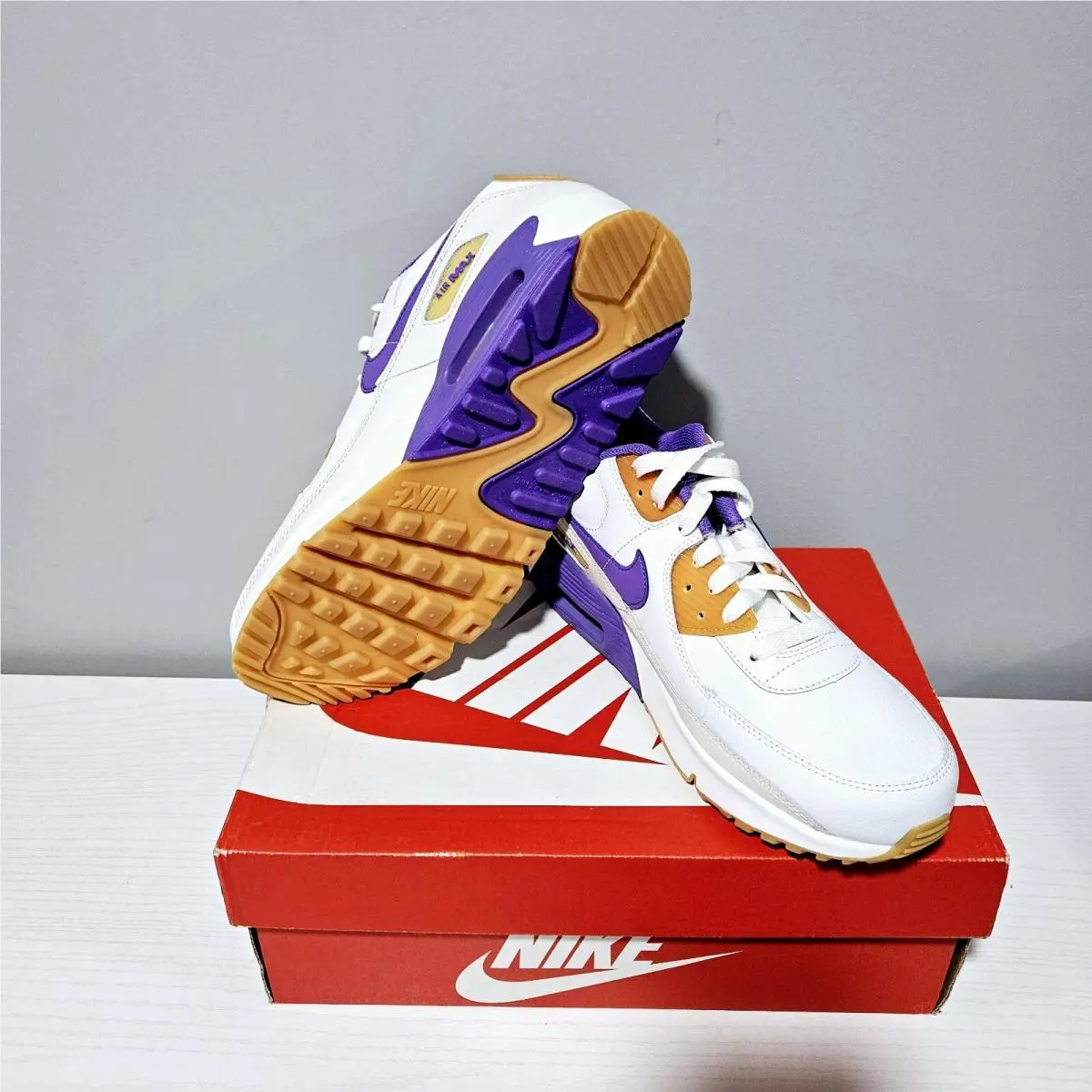 Nike shoes - Nike Air Max 90 - Air Max - DV3607103 - white / purple / multicolor (UPC: 196604998741) 0