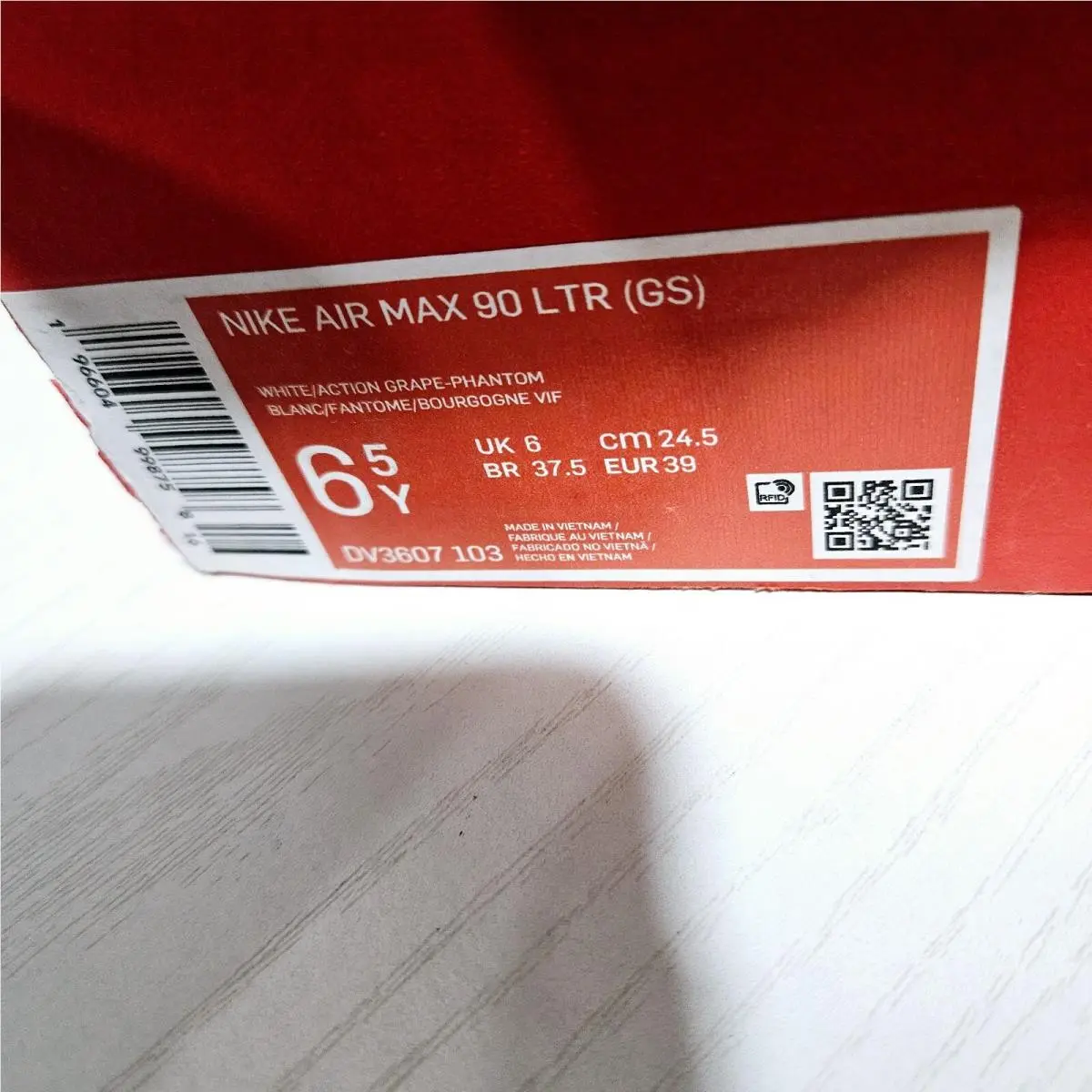 Nike shoes - Nike Air Max 90 - Air Max - DV3607103 - white / purple / multicolor (UPC: 196604998741) 3