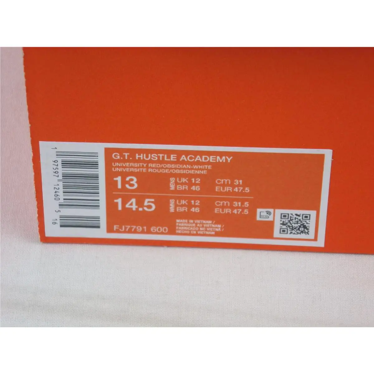 Nike shoes - Nike GT Hustle Academy - Hustle Academy - FJ7791-600 - Red (UPC: 197597124605) 9