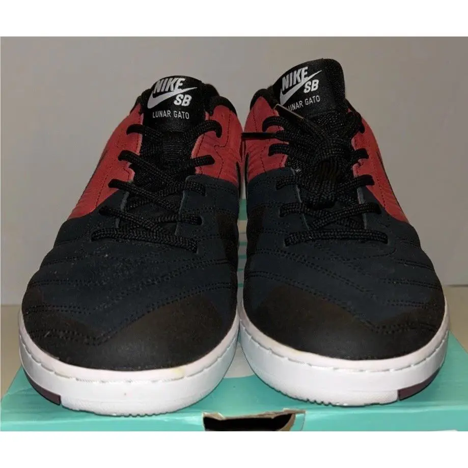 Nike shoes - SB Lunar Gato - Lunar Gato - 616484-601 - Black And Red Colorway 0
