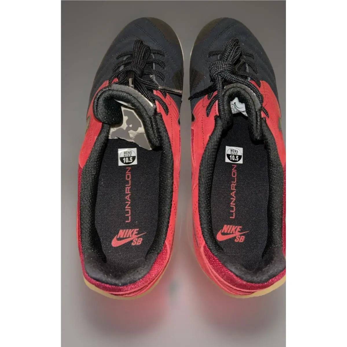 Nike shoes - SB Lunar Gato - Lunar Gato - 616484-601 - Black And Red Colorway 2