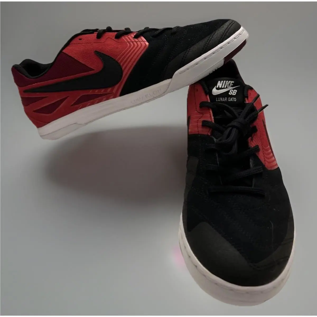 Nike shoes - SB Lunar Gato - Lunar Gato - 616484-601 - Black And Red Colorway 6