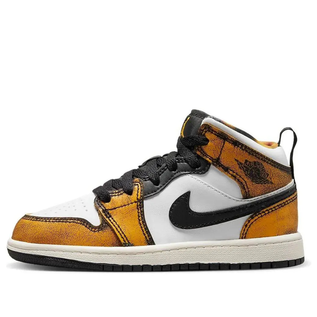 Nike shoes - Air Jordan 1 Mid SE - Yellow 0