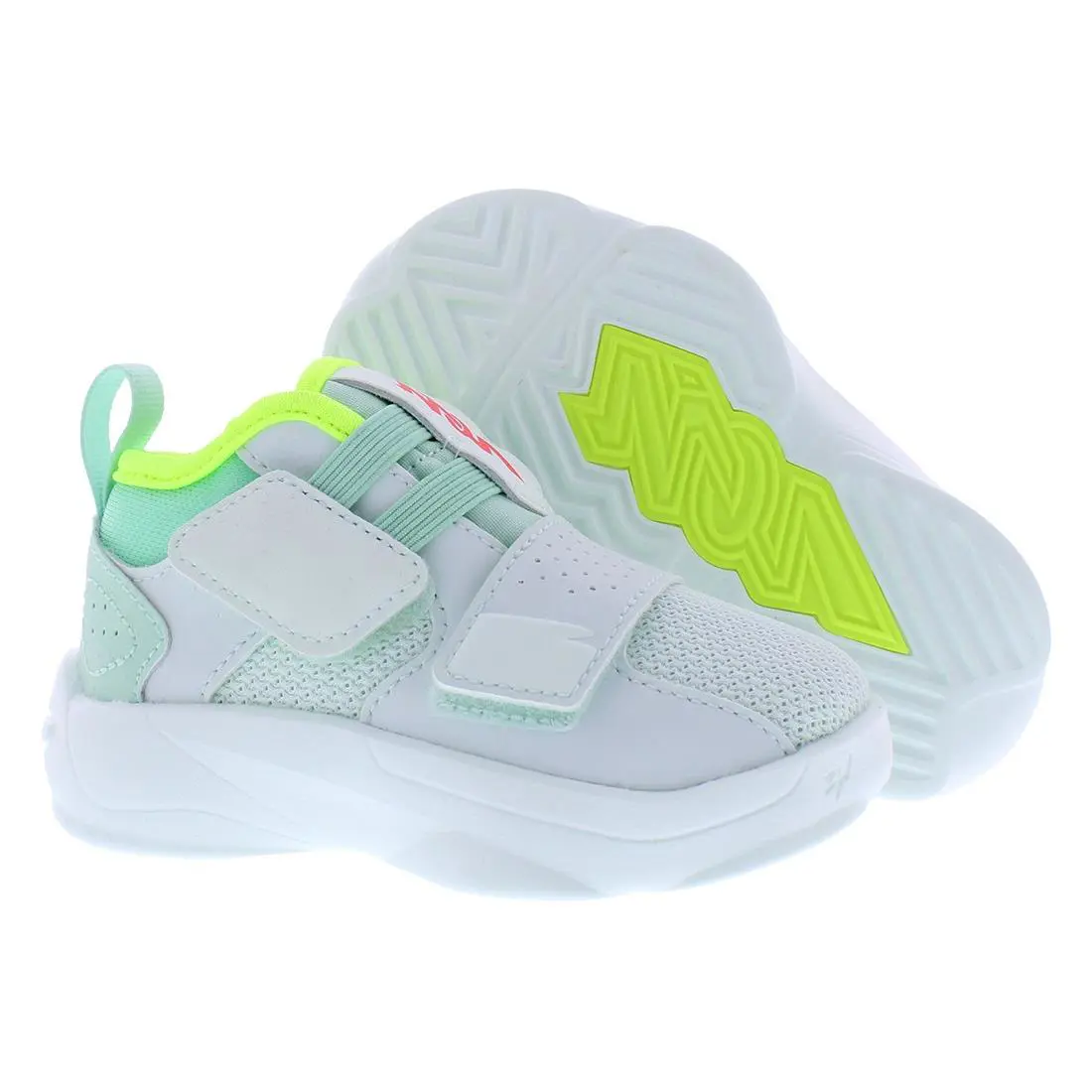 Nike Jordan Zion 2 Infant/toddler Shoes Size 5 Color: Barely Green/flash - Barely Green/Flash Crimson, Main: Green