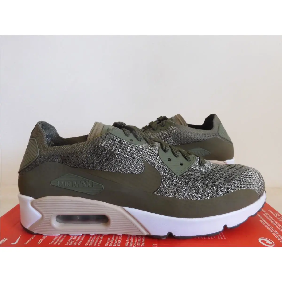 Nike shoes - Nike Air Max 90 Ultra 2.0 Flyknit - 875943 200 - Green (UPC: 884776892287) 0