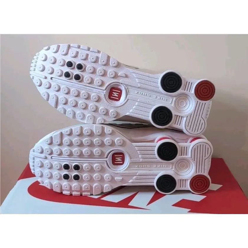Nike shoes - Nike Shox R4 - Shox - White 3