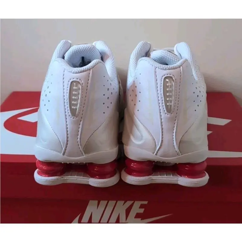 Nike shoes - Nike Shox R4 - Shox - White 2