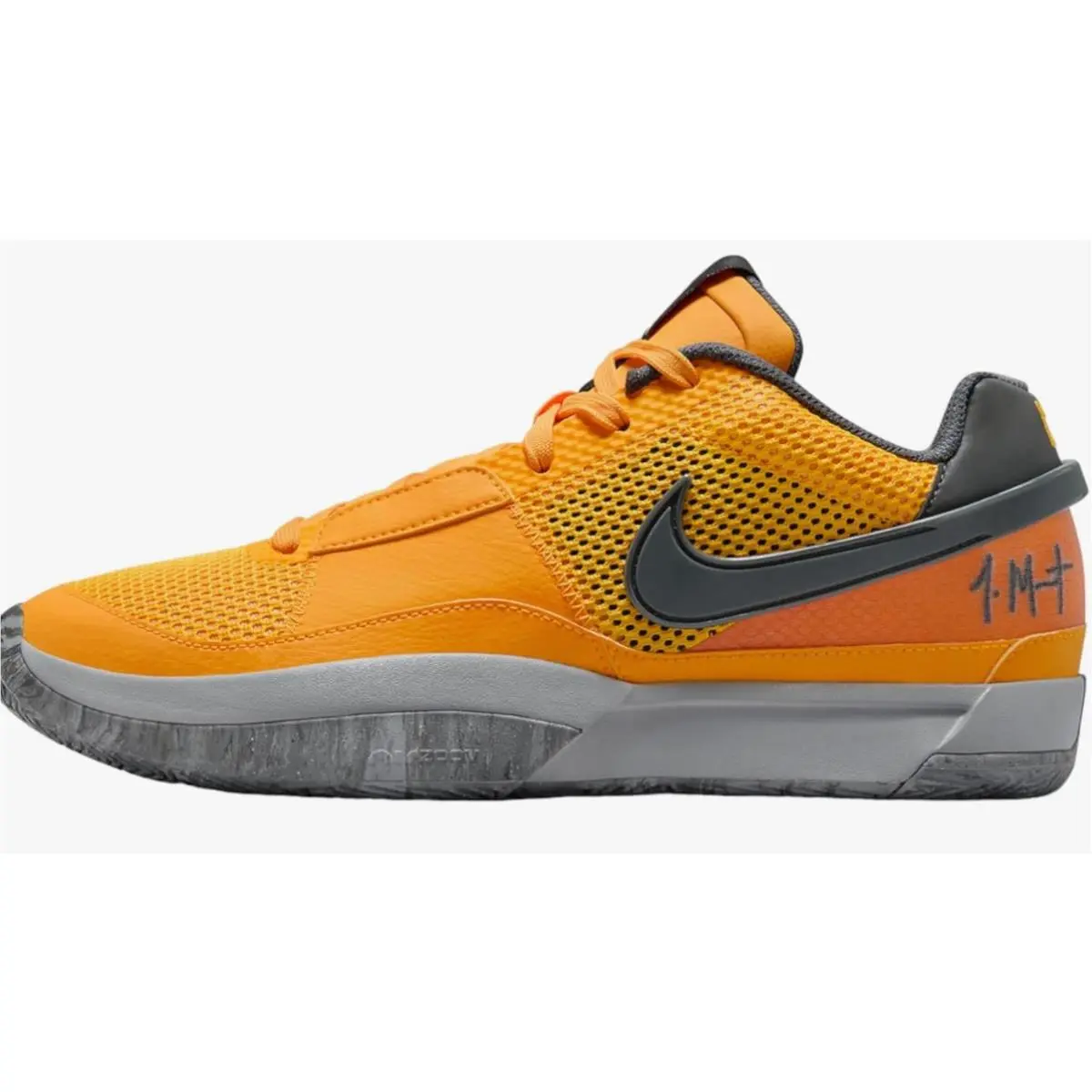 Nike Ja 1 Men`s Basketball Shoes Laser Orange/iron Grey-black FV1281-800 12.5