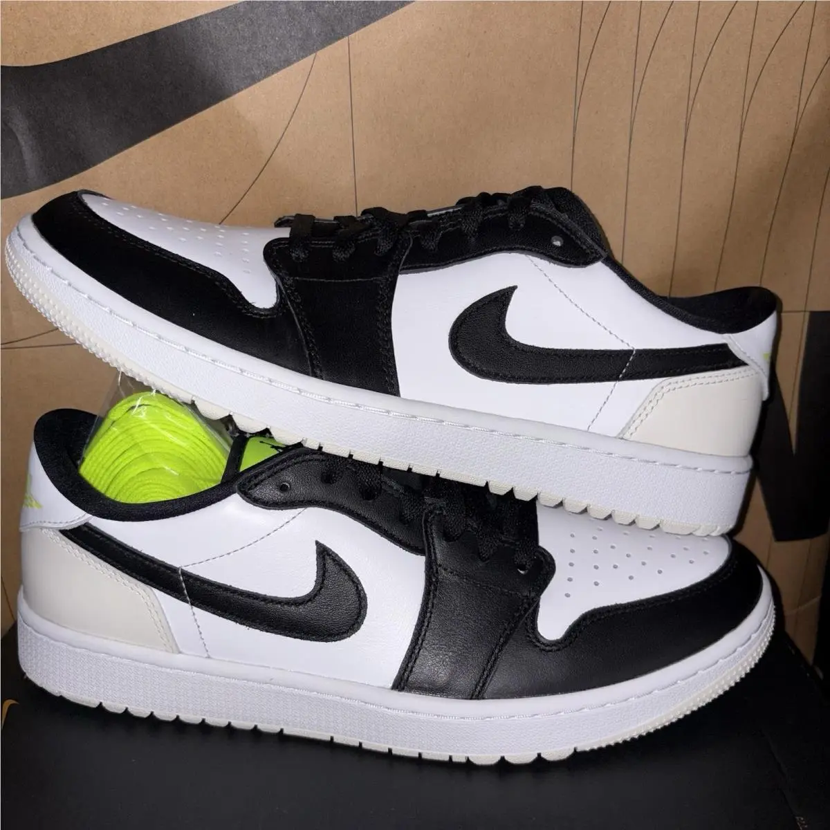 Nike Air Jordan 1 Retro Low Golf Phantom Volt Nby DD9315-108 Men Size 10.5