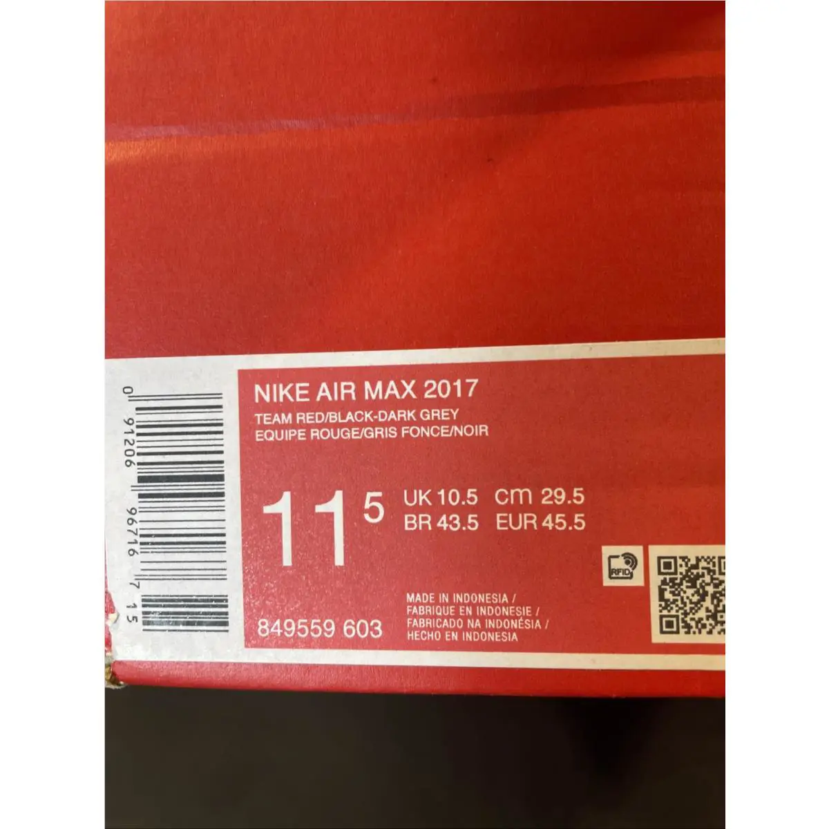 Nike shoes - Nike Air Max 2017 - Air Max - Red 1
