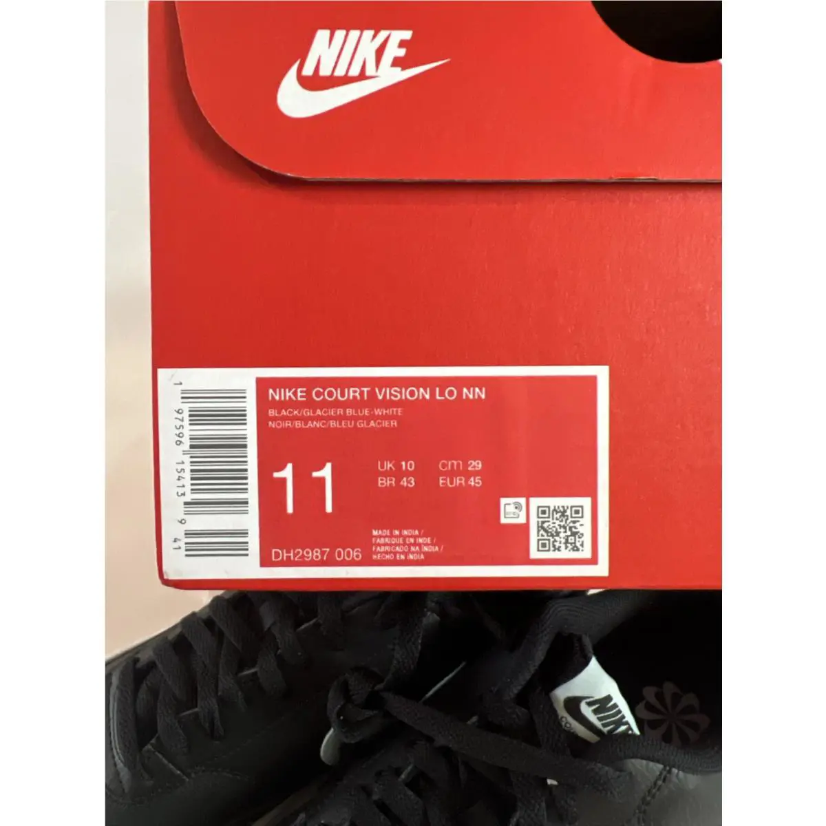 Nike shoes - Nike Court Vision - Court Vision - DH2987-006 - Black 4