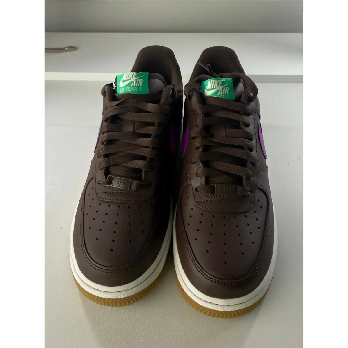 Nike shoes - Nike Air Force 1 - Air Force - Brown 1