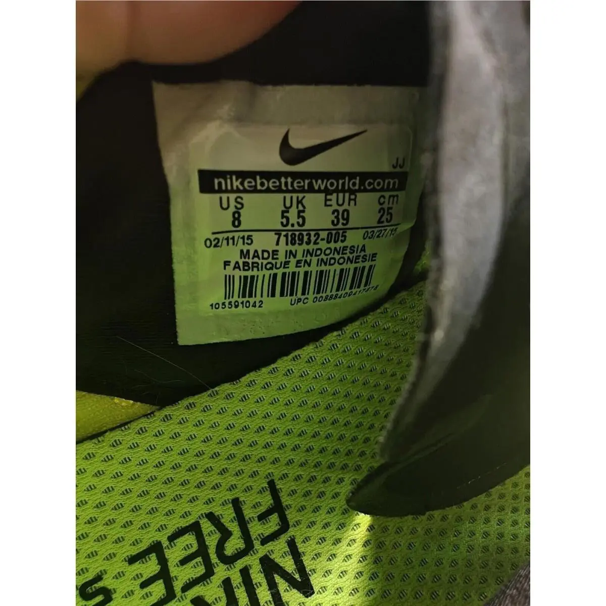 Nike shoes - Nike Free TR Fit 5 - 718932-005 - Black 7