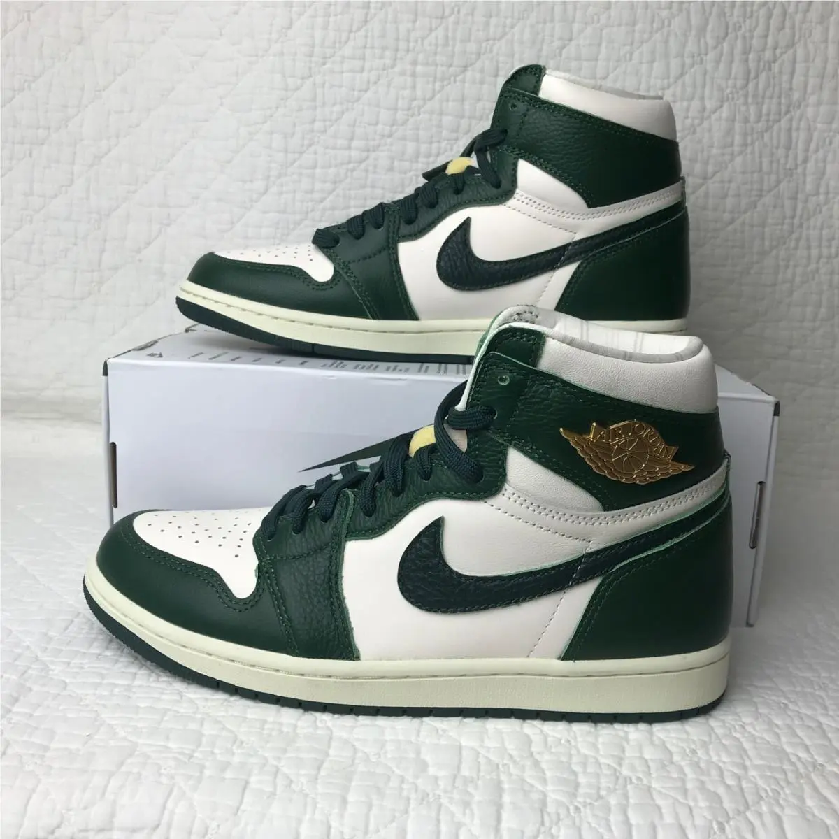 Nike shoes - Nike Air Jordan 1 - Air - FD2596-101 - Pale Ivory/ Pro Green-Fir 1
