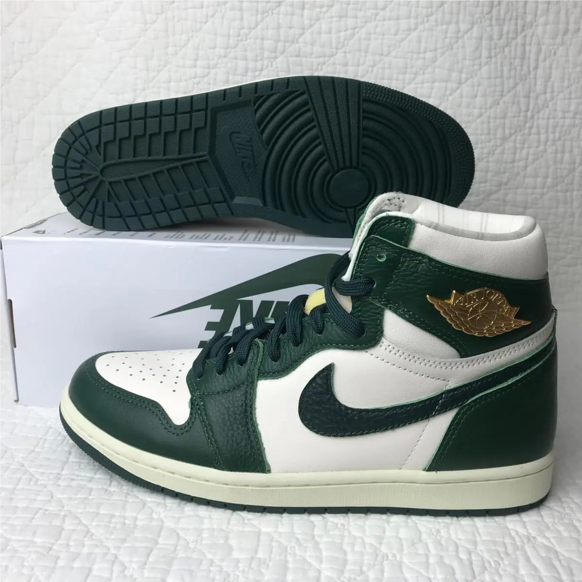 Nike shoes - Nike Air Jordan 1 - Air - FD2596-101 - Pale Ivory/ Pro Green-Fir 2