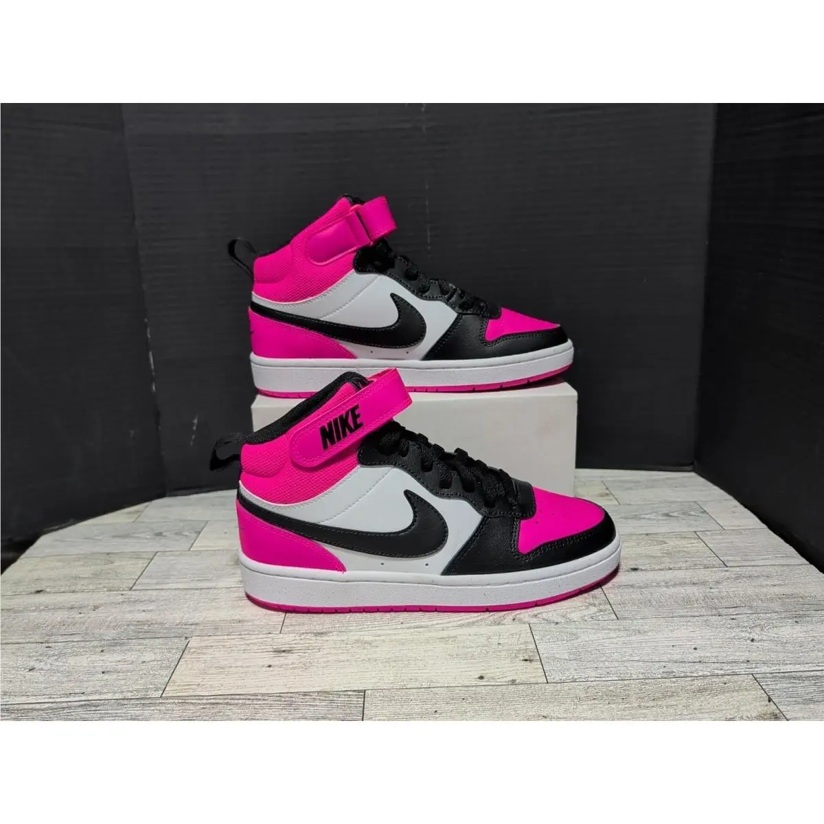 Nike shoes - Court Borough Mid 2 Bg - Hv0933100 - Pink 1